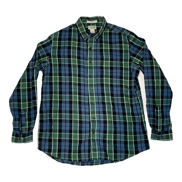 L.L. Bean Other - LL Bean Traditional Fit Plaid Flannel Button Down